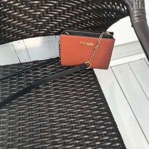 COACH Tan Mini Crossbody Bag